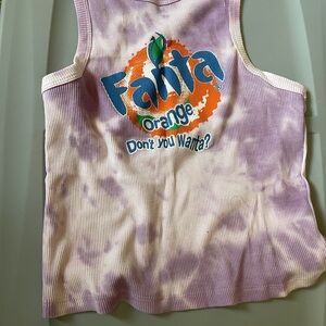 Kids Tie-Dye Tank Top - Purple and Orange
